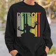 Vintage Spirit Of Detroit Retro Detroit Sweatshirt Gifts for Him