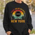 Vintage Total Solar Eclipse 2024 Totality 040824 New York Sweatshirt Gifts for Him