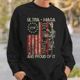 Vintage Ultra Maga Old American Flag 1776 We The People Usa Sweatshirt Gifts for Him