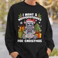 I Want A Hippopotamus For Christmas Hippo Christmas Sweatshirt Gifts for Him