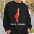 Watermelon 'This Is Not A Watermelon' Palestine Collection Sweatshirt Gifts for Him