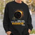 Waxahachie Texas Total Solar Eclipse 2024 Sweatshirt Gifts for Him