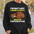 Weasel Lover Zookeeper Veterinarian Breeder Zoologist Lazy Sweatshirt Gifts for Him