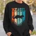 Weasel Retro Vintage Sweatshirt Gifts for Him