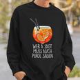 Wer A Sagt Muss Auch Perol Sagen X New Holy Aperoli Fun Sweatshirt Geschenke für Ihn