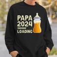 'Werdender Papa Zututkunft Papa Papa 2024 Loading' Sweatshirt Geschenke für Ihn