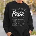 Werdenderater Dreifacher Papa Hoch 3 Mathe Physik Lehrer Sweatshirt Geschenke für Ihn