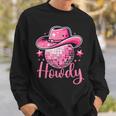 Western Cowgirl Rodeo Disco Retro Bachelorette Party Sweatshirt Gifts for Him