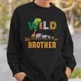 Wild Brother Birthday Zoo Field Trip Squad Matching Family Sweatshirt Gifts for Him