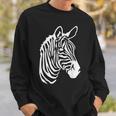 Zebra Head Sweatshirt Gifts for Him
