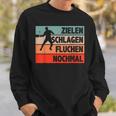 Zielen Schlagen Fluchen Nomals Table Tennis Ping Pong Sweatshirt Geschenke für Ihn