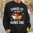 Zuhause Ist Wo Meine Hühner Sind Farmer S Sweatshirt Geschenke für Ihn