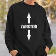 Zweisitzer Zwei-Sitzer Two-Seater Twoseater Sweatshirt Geschenke für Ihn