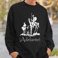 ¡Adelante Don Quijote Sancho Panza S Sweatshirt Geschenke für Ihn