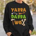 «Yabba Dabba Two» Caveman Ancient Times 2Nd Birthday Party Sweatshirt Gifts for Him