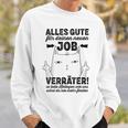 Alles Gute zum neuen Job Sweatshirt, Motivationsgeschenk Geschenke für Ihn