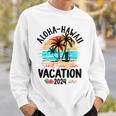 Aloha Hawaii 2024 Family Friends Group Vacation Matching Sweatshirt Gifts for Him