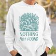 Anemonen Fisch Mit Spruch Auf Dem Rücken Sweatshirt Geschenke für Ihn