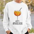 Aperoliker Team Spritz Fan Team Aperoliker Gray Sweatshirt Geschenke für Ihn