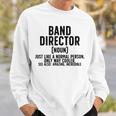 Band Director Definition Marching Band Director Sweatshirt Gifts for Him
