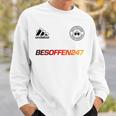 Besoffen247 Sauftrikot X Malle Trikot Deutschland Bier Sweatshirt Geschenke für Ihn