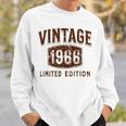 Born In 1966 Limited Edition Birthday Vintage 1966 Sweatshirt Gifts for Him