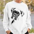 Boxer Dog Face Dog Lovers Boxer Dog Sweatshirt Gifts for Him