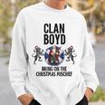 Boyd Clan Christmas Scottish Family Name Party Sweatshirt Gifts for Him