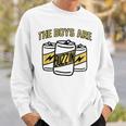 The Boys Are Buzzin Vintage Drinking Beer For Dad Sweatshirt Gifts for Him