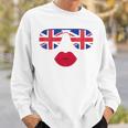 British Sunglasses Lips Flag United Kingdom Flags Uk Sweatshirt Gifts for Him