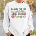 Caring For The Cutest Little Lucky Charm St Patrick's Day Sweatshirt Gifts for Him