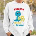 Children's Endlich Großer Bruder 2023 Announce Dino 80 Sweatshirt Geschenke für Ihn