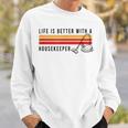 Cleaning Housekeeping Professional Housekeeper Sweatshirt Gifts for Him