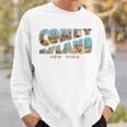 Coney Island New York City Ny Retro Vintage SouvenirSweatshirt Gifts for Him