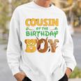 Cousin Of The Birthday Boy Lion Family Matching Sweatshirt Gifts for Him