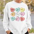 Cute Heart Valentines Day Love Special Education Teacher Sweatshirt Gifts for Him