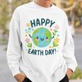 Cute Planet Earth Day Birthday Happy Earth Day 2024 Sweatshirt Gifts for Him