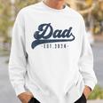 Dad Est 2024 Dad To Be New Daddy Sweatshirt Gifts for Him