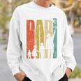 Dad Hoch 3Ater Papa Mit 3 Kinder Künstler Maler Lackierer Sweatshirt Geschenke für Ihn