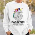 Dadacorn Muscle Dad Unicorn Fathers Day Sweatshirt Gifts for Him