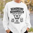 Dieses Gute Stück Ist 75 Schonend Treateln 75Th Birthday Sweatshirt Geschenke für Ihn