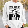 Donald Trump Hot Lock Him Up Trump Shot Sweatshirt Gifts for Him