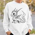 Dragon Ausmalen Und Selbst Bemalen Paint Sweatshirt Geschenke für Ihn