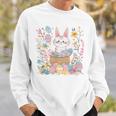 Easter Cat Easter Lover Sweatshirt Gifts for Him