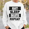 Eat Sleep Skate Repeat Sweatshirt Geschenke für Ihn