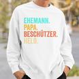 Ehemann Papa Beschützer Heldatertag Sweatshirt Geschenke für Ihn