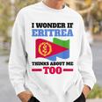 Eritrea Eritreische Flagge Sweatshirt Geschenke für Ihn