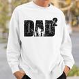 Father's Day Ater Werden Zweifacher Papa Zwei Kinder Sweatshirt Geschenke für Ihn