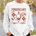 Fireheart To Whatever End Fire Breathing Sweatshirt Gifts for Him