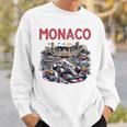 Formula Monaco City Monte Carlo Circuit Racetrack Travel Sweatshirt Gifts for Him